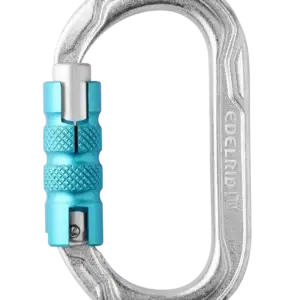 OVAL POWER STEEL TRIPLE Locking Carabiners