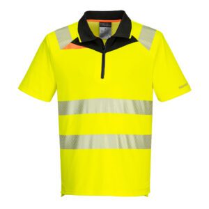 DX4 Hi-Vis Zip Polo Shirt