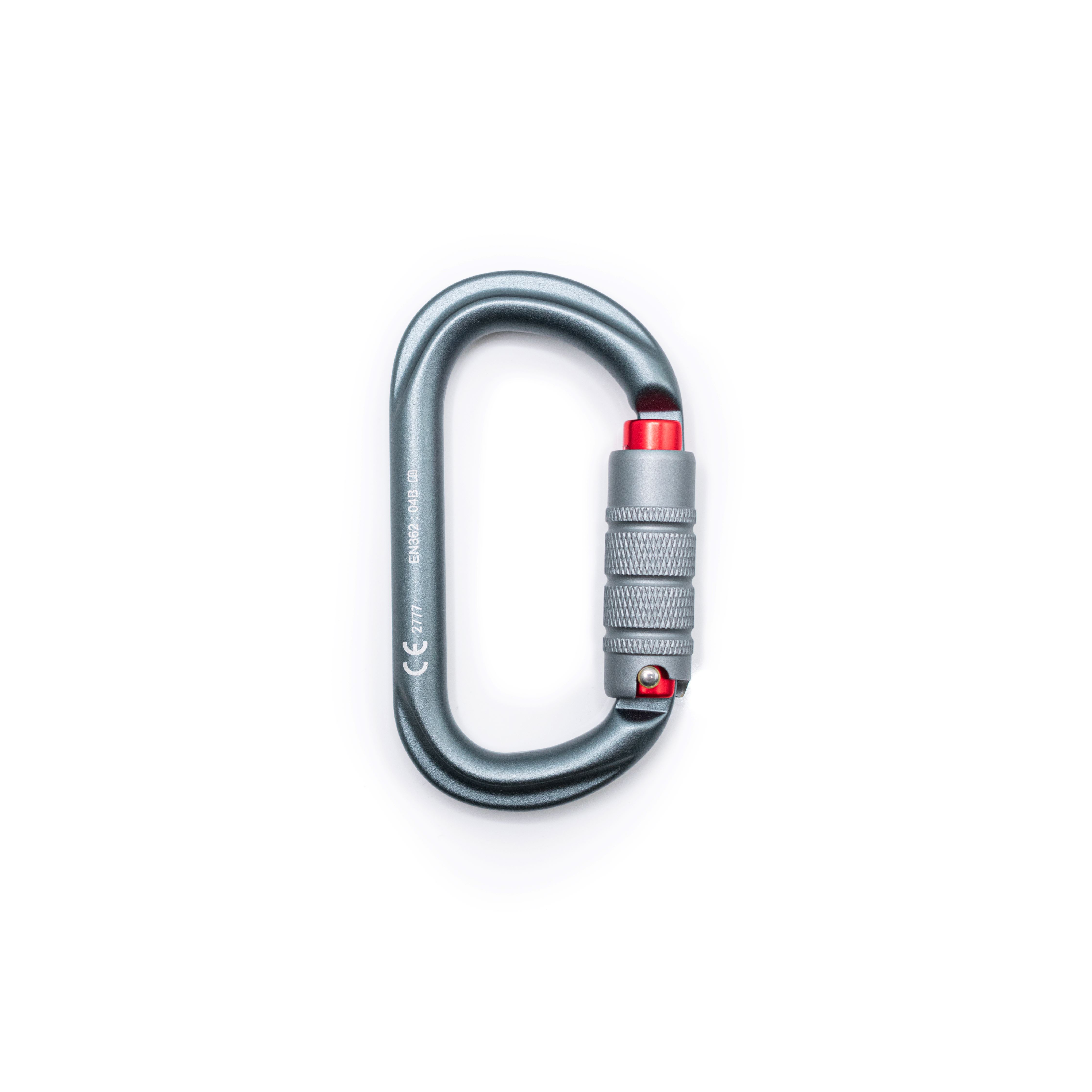 K15 Aluminium Oval Triple Action 25kN Karabiner