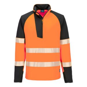 T172 - PW3 Hi-Vis 1/4 Zip Sweatshirt